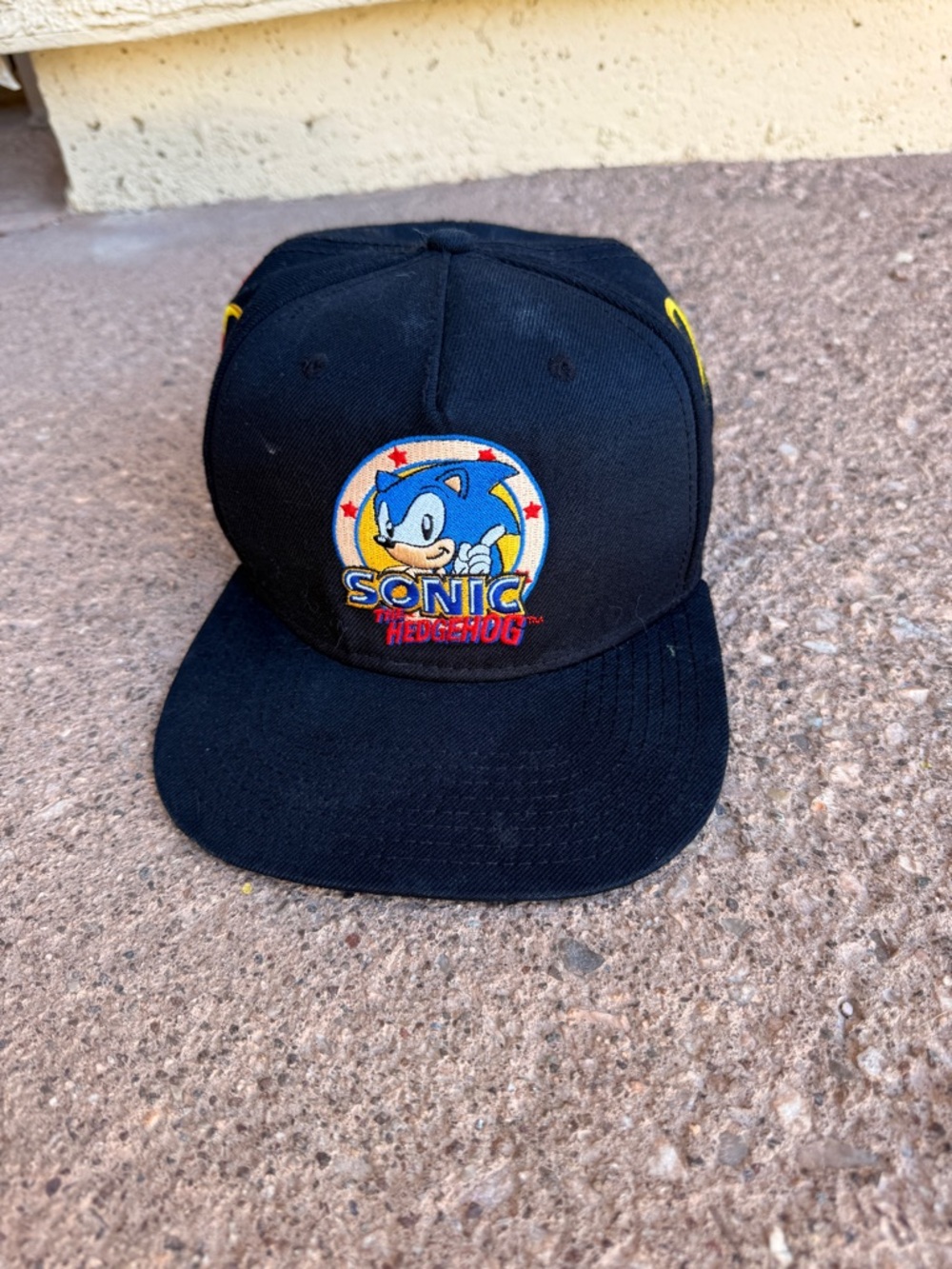 Sonic the Hedgehog Black Kids Snapback Hat